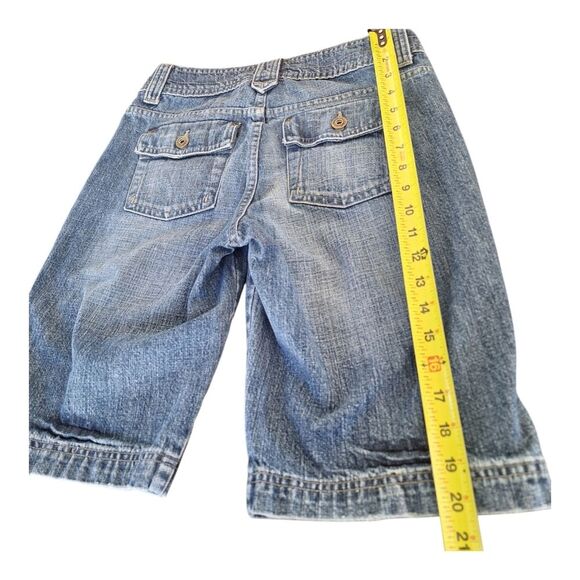 Riders Copper Shorts Denim Modest Length Blue Jean Shorts 5/6 100% Cotton - Picture 12 of 16